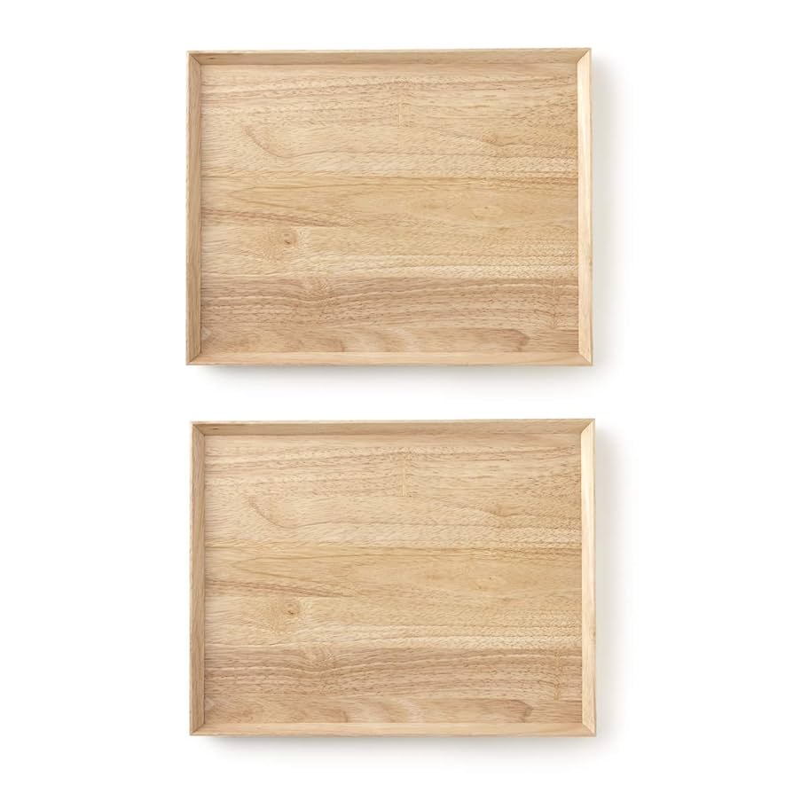 木製　トレー　2枚 楽天市場】【人気商品】木製トレー 2枚セット ペア ナチュラル